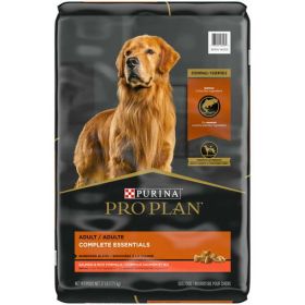 Purina Pro Plan Complete Essetials for Adult Dogs Salmon Rice, 17 lb Bag