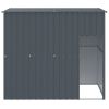 Dog House with Roof Anthracite 84.3"x60.2"x71.3" Galvanized Steel