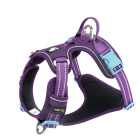 Dogs Pet Harness Reflective Hand Holding Rope (Option: Purple-XS)