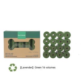 EPI Biodegradable Pet Pickup Garbage Bag (Option: Lavender Flavor 16 Rolls-15 Pieces Per Roll)