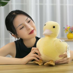 Cute Simulation Little Yellow Duck Doll (Option: 22cm)