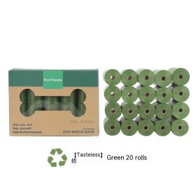 EPI Biodegradable Pet Pickup Garbage Bag (Option: Without Flavor 20 Rolls-15 Pieces Per Roll)