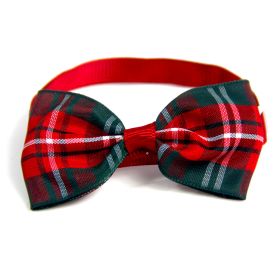New Year Red And Green Christmas Series Pet Tie Bow Handcraft Jewelry Collar Dogs And Cats Bow Tie (Option: VN106 11-As Shown In The Figure)
