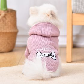 Back Cat Dog Cloth Clothes (Option: Pink-S)