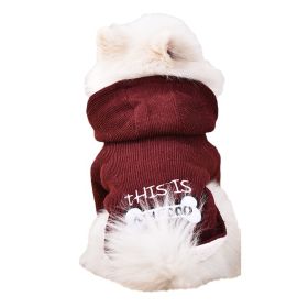 Back Cat Dog Cloth Clothes (Option: Red-S)