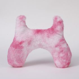 Pet Pillow Super Soft Tie-dyed Plush (Option: Little Devil Style Pink)