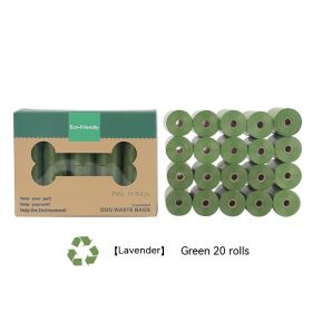 EPI Biodegradable Pet Pickup Garbage Bag (Option: Lavender Flavor 20 Rolls-15 Pieces Per Roll)
