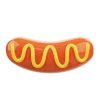 2023 New Sausage Dog Chew Toys TPR Indestructible Dog Toothbrush Toy Squeaky Fun Interactive Dog Toy for Small Medium Large Dogs