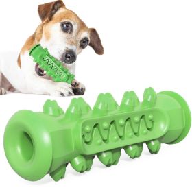 Dog Molar Toothbrush Toys Chew Cleaning Teeth Safe Puppy Dental Care Soft Pet Cleaning Toy Supplies (Color: Basic Green)