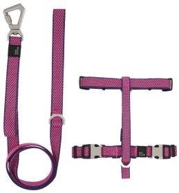 Pet Life 'Escapade' Outdoor Series 2-in-1 Convertible Dog Leash and Harness (Color: Pink)