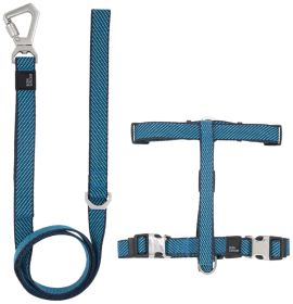 Pet Life 'Escapade' Outdoor Series 2-in-1 Convertible Dog Leash and Harness (Color: Blue)