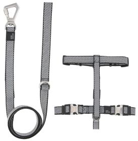 Pet Life 'Escapade' Outdoor Series 2-in-1 Convertible Dog Leash and Harness (Color: Grey)