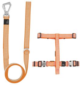Pet Life 'Escapade' Outdoor Series 2-in-1 Convertible Dog Leash and Harness (Color: Orange)