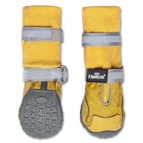 Dog Helios 'Traverse' Premium Grip High-Ankle Outdoor Dog Boots (Color: Yellow)