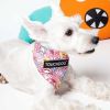 Touchdog 'Bad-to-the-Bone' Polka Patterned Fashionable Velcro Bandana
