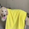 New coral velvet speed pet dry towel dog cat bath towel soft absorbent pet bath towel