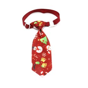 Christmas Pet Tie Bow Tie Pet Supplies (Option: 6style-Christmas Tie)