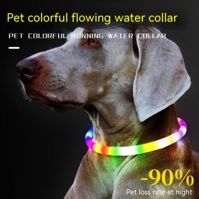 Fashion Led Pet Collar Dog (Option: Colorful Luminous)