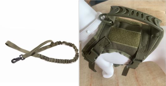 Chest Strap Hand Holding Rope Vest-style Anti Breaking Loose Adjustable (Option: Army Chest Strap and leash-More Than 3 Months)