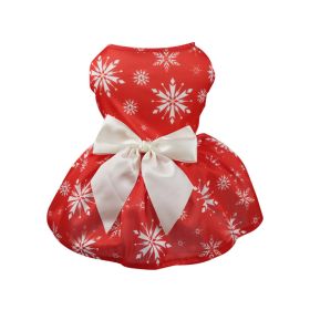 Christmas Pet Clothes Vest Skirt Series Dog (Option: B Skirt-M)