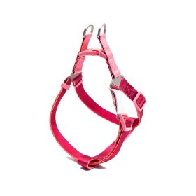 Contrast Color Hand Holding Rope Chest And Back Collar For Going Out (Option: Chest Strap Rose Red-L)