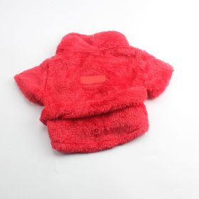 Dog Fashion Personalized Cloak Bathrobe (Option: Red-L)